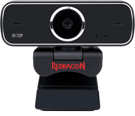Redragon GW600 720P Webcam with Built-in Dual Microphone