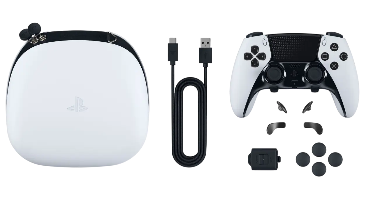 PS5 DualSense Edge Wireless Controller with a Case of Accessories - Open Sealed  for sale in Egypt from Games2Egypt