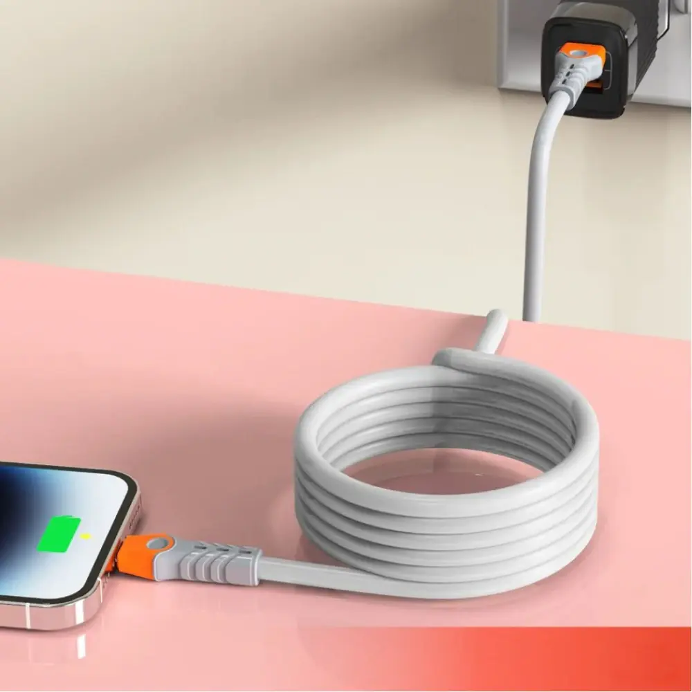 MOXOM Fast Charging Data Cable 30W lightning - 4M  for sale in Egypt from Games2Egypt