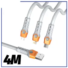 MOXOM Fast Charging Data Cable 30W Type-C - 4M  for sale in Egypt from Games2Egypt