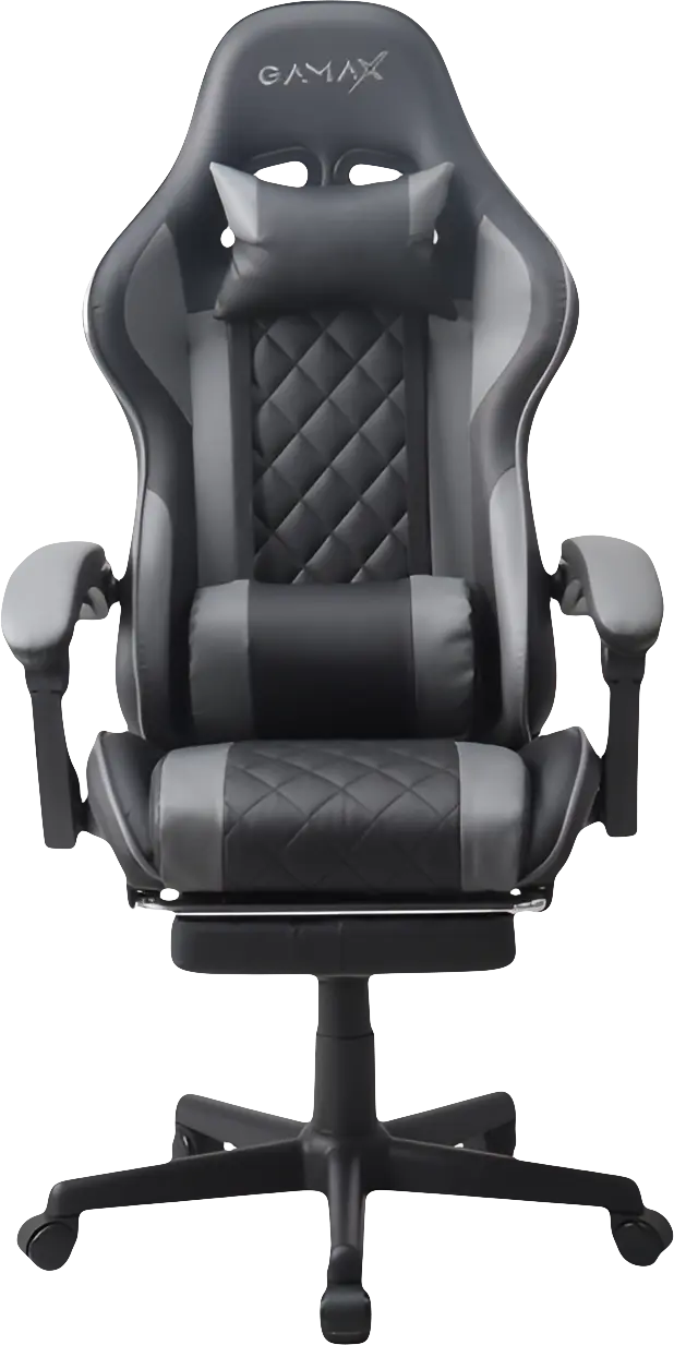 Gamax Gaming Chair 1-LT001L - Gray  for sale in Egypt from Games2Egypt