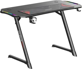 Gamax Z5-1160 Carbon Fiber Gaming Table with RGB Light & MousePad - Black  for sale in Egypt from Games2Egypt