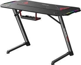 Gamax Z5-1160 Carbon Fiber Gaming Table with RGB Light & MousePad - Black  for sale in Egypt from Games2Egypt