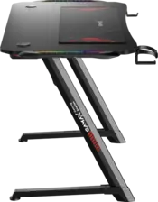 Gamax Z5-1160 Carbon Fiber Gaming Table with RGB Light & MousePad - Black -  for sale in Egypt from Games2Egypt