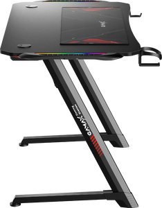 Gamax Z5-1160 Carbon Fiber Gaming Table with RGB Light & MousePad - Black -  for sale in Egypt from Games2Egypt