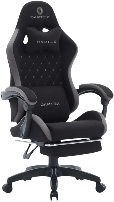 كرسي جيمنج من أورتكس LD035 - أسود ورمادي  للبيع في مصر من خلال Games2Egypt