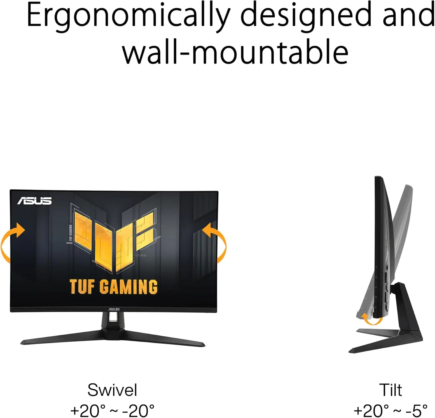 ASUS TUF Gaming VG27AQ3A Full HD - Monitor  for sale in Egypt from Games2Egypt