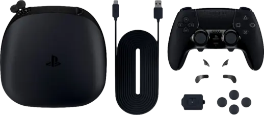 PS5 DualSense Edge Wireless Controller with a Case of Accessories - Black  for sale in Egypt from Games2Egypt