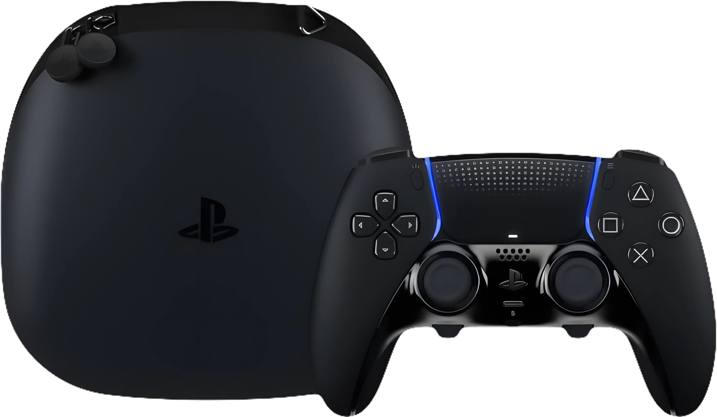 PS5 DualSense Edge Wireless Controller with a Case of Accessories - Black  for sale in Egypt from Games2Egypt