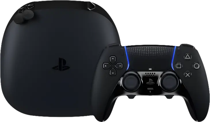 PS5 DualSense Edge Wireless Controller with a Case of Accessories - Black