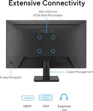 ASUS Eye Care VA279HG Full HD - Monitor  for sale in Egypt from Games2Egypt