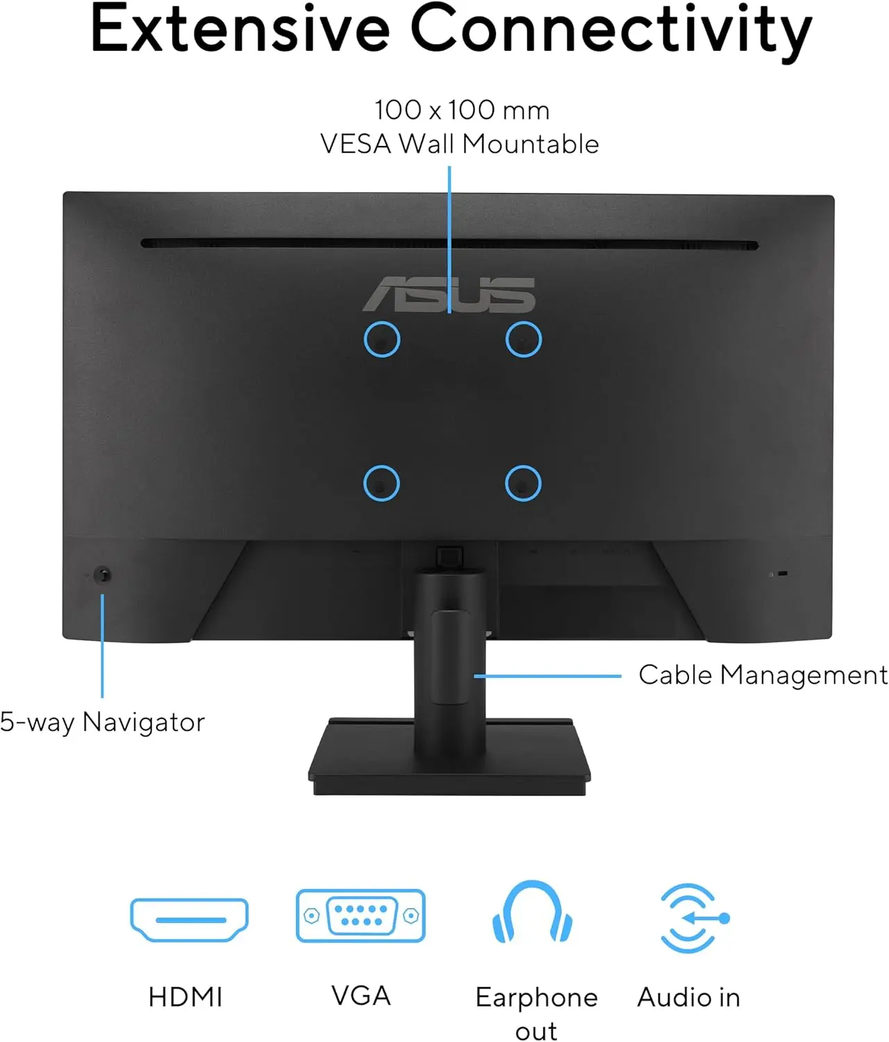 ASUS Eye Care VA249HG Full HD - Monitor  for sale in Egypt from Games2Egypt