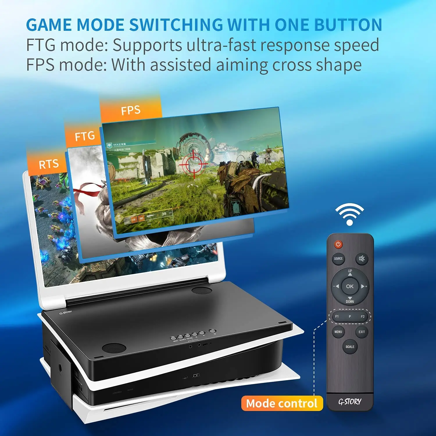 G-Story 15.6 inch LED 4K Portable Gaming Monitor For PS5  for sale in Egypt from Games2Egypt