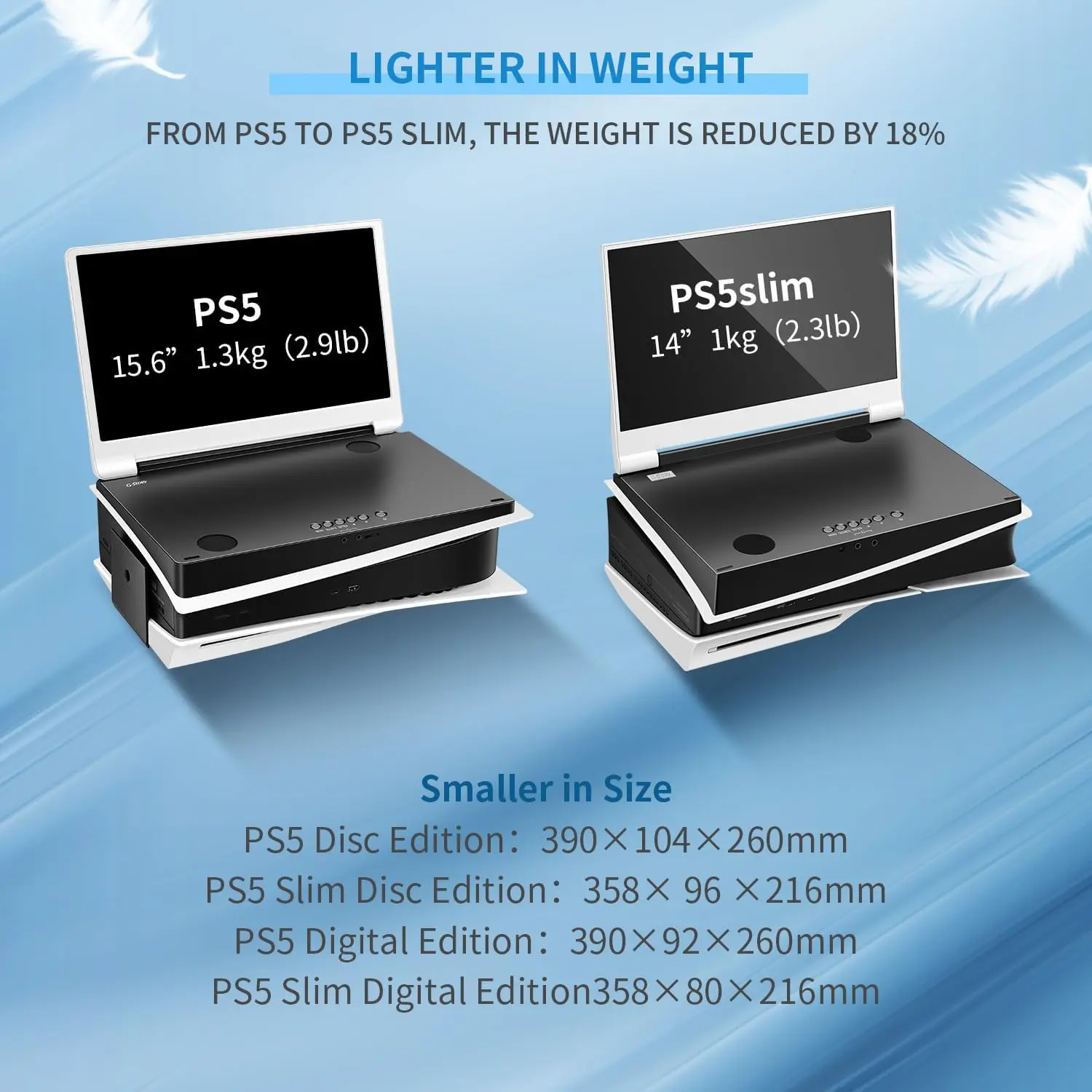 G-Story 14 inch LED 4K Portable Gaming Monitor For PS5 Slim  for sale in Egypt from Games2Egypt