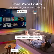 Govee H612A RGBIC Wi-Fi + Bluetooth LED Strip Lights With Protective Coating - 5M  for sale in Egypt from Games2Egypt