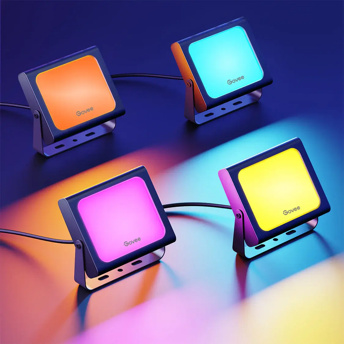 Govee LED Smart Flood Lights 4Pack   for sale in Egypt from Games2Egypt