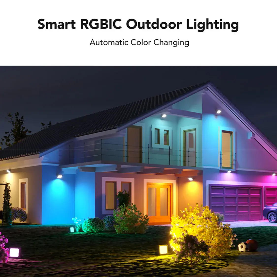 Govee LED Smart Flood Lights 4Pack   for sale in Egypt from Games2Egypt