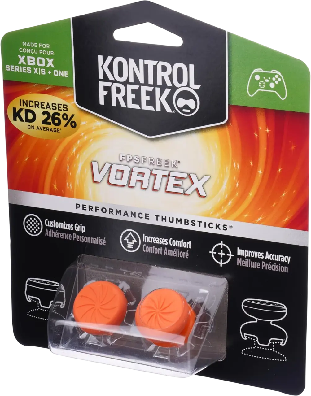 Kontrol Freek Controller Grips XBOX - Orange  for sale in Egypt from Games2Egypt