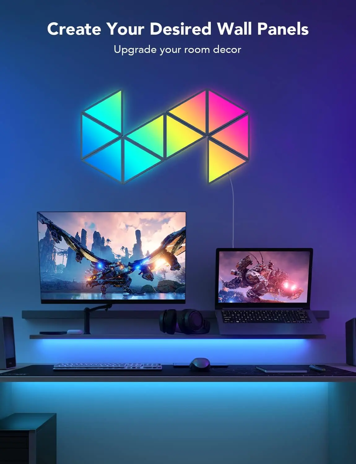Govee H6067 Glide Triangle Light Panels - 10PCS   for sale in Egypt from Games2Egypt