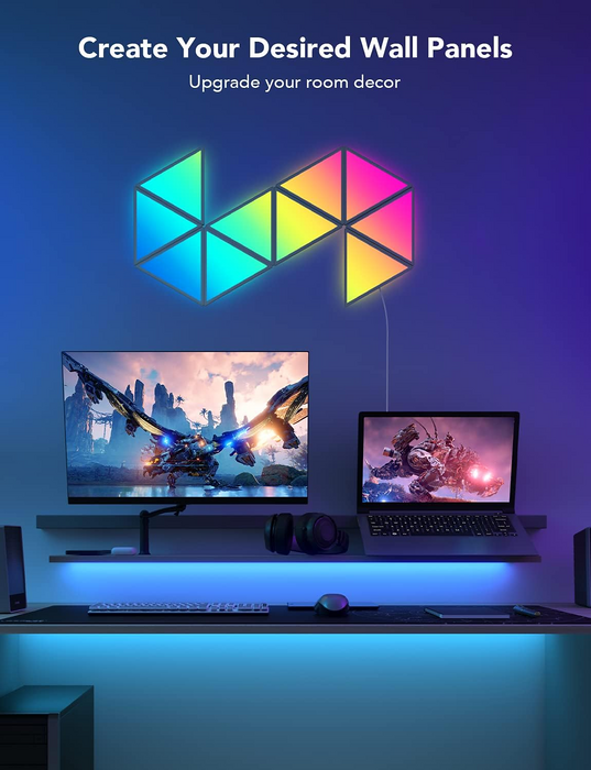  ألواح إضاءة Glide H6067 ثلاثية الزوايا من جوفي - 10 قطع  للبيع في مصر من خلال Games2Egypt