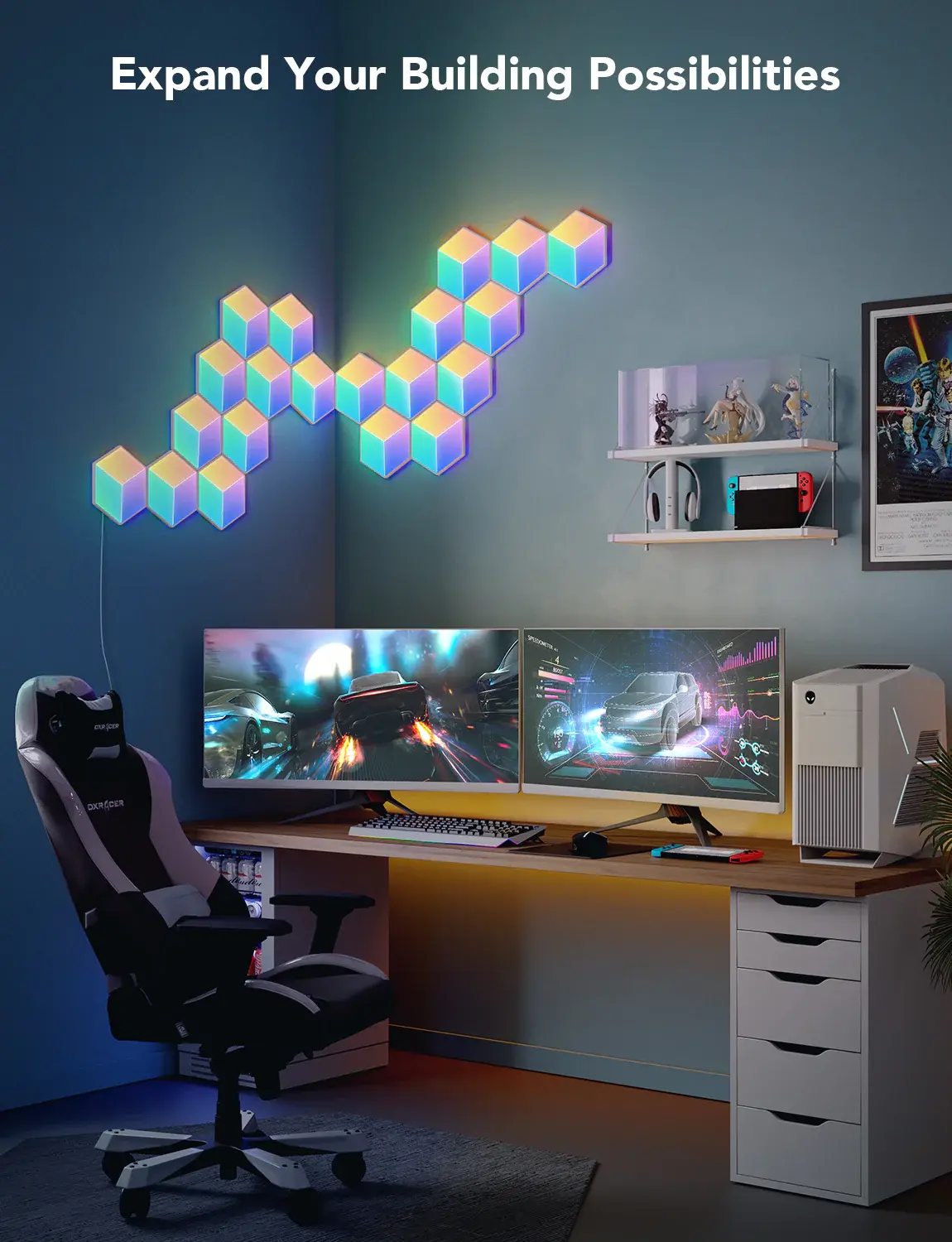 Govee H6066 Glide Hexa Pro LED Light Panels - 10PCS   for sale in Egypt from Games2Egypt