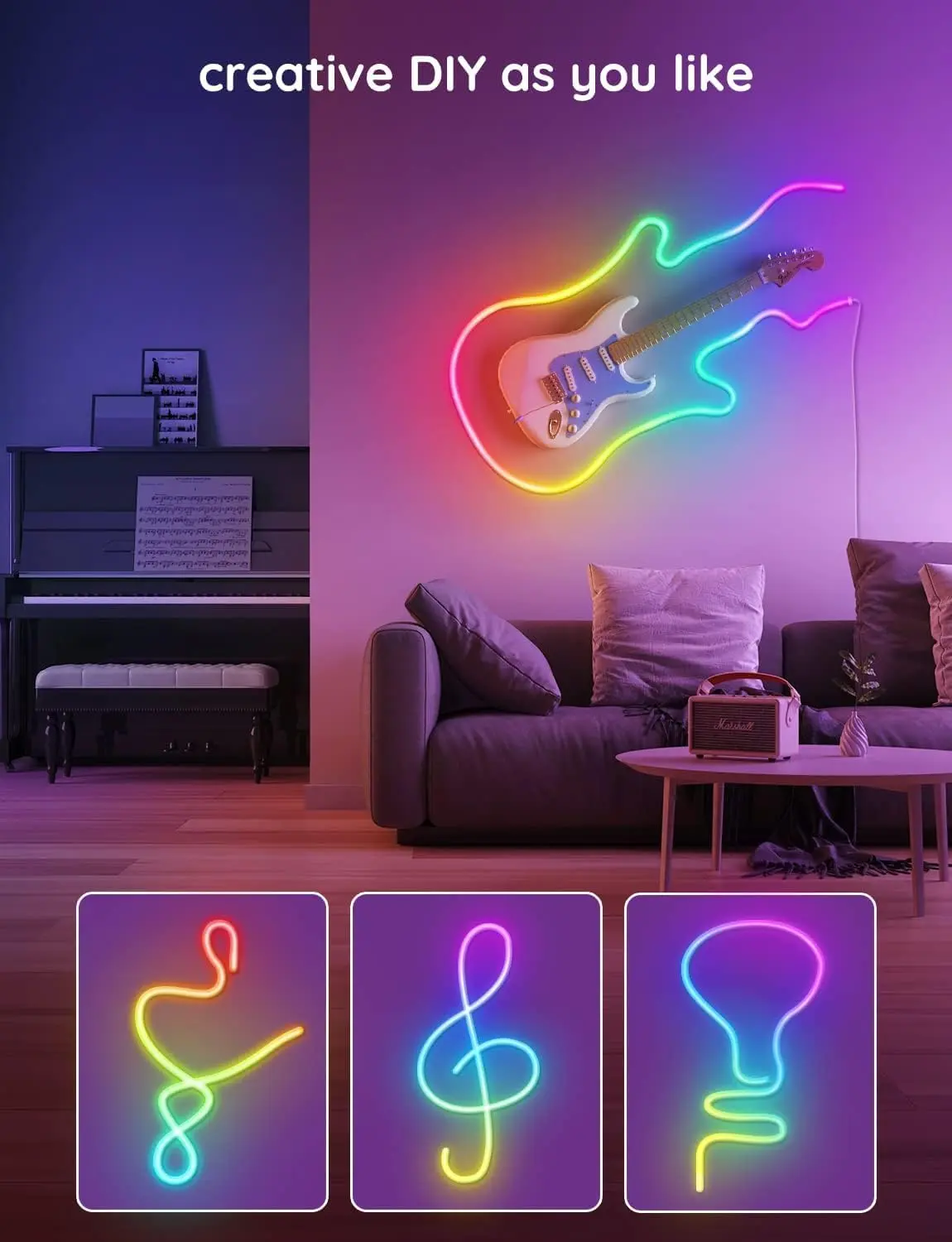 Govee H61A2 Neon LED Strip Light - 5M   for sale in Egypt from Games2Egypt