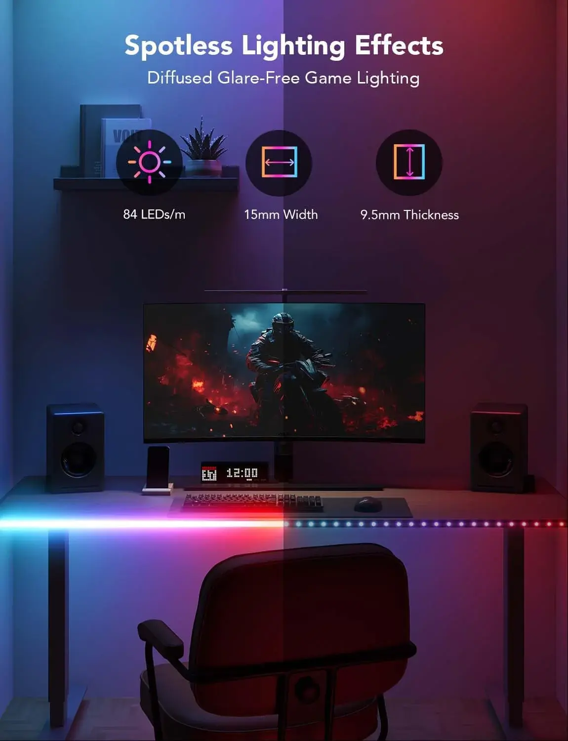 Govee H61C3 Neon Gaming Table Light - 3M  for sale in Egypt from Games2Egypt