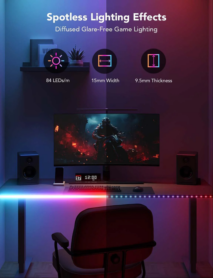 Govee H61C3 Neon Gaming Table Light - 3M – image 8