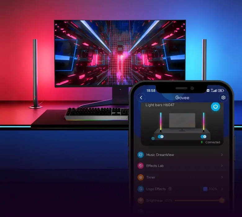 Govee H6047 Smart Gaming Light Bars  for sale in Egypt from Games2Egypt