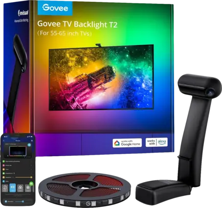 Govee H605C212 Envisual TV Backlight T2 with Dual Cameras - 75:85 inch