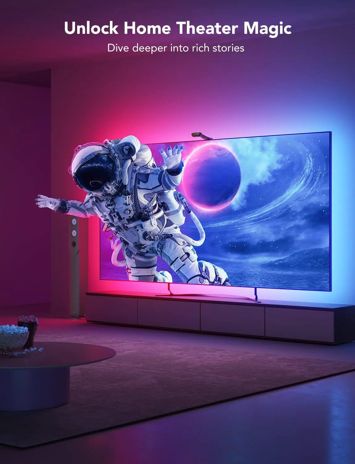 Govee H605C212 Envisual TV Backlight T2 with Dual Cameras - 75:85 inch  for sale in Egypt from Games2Egypt