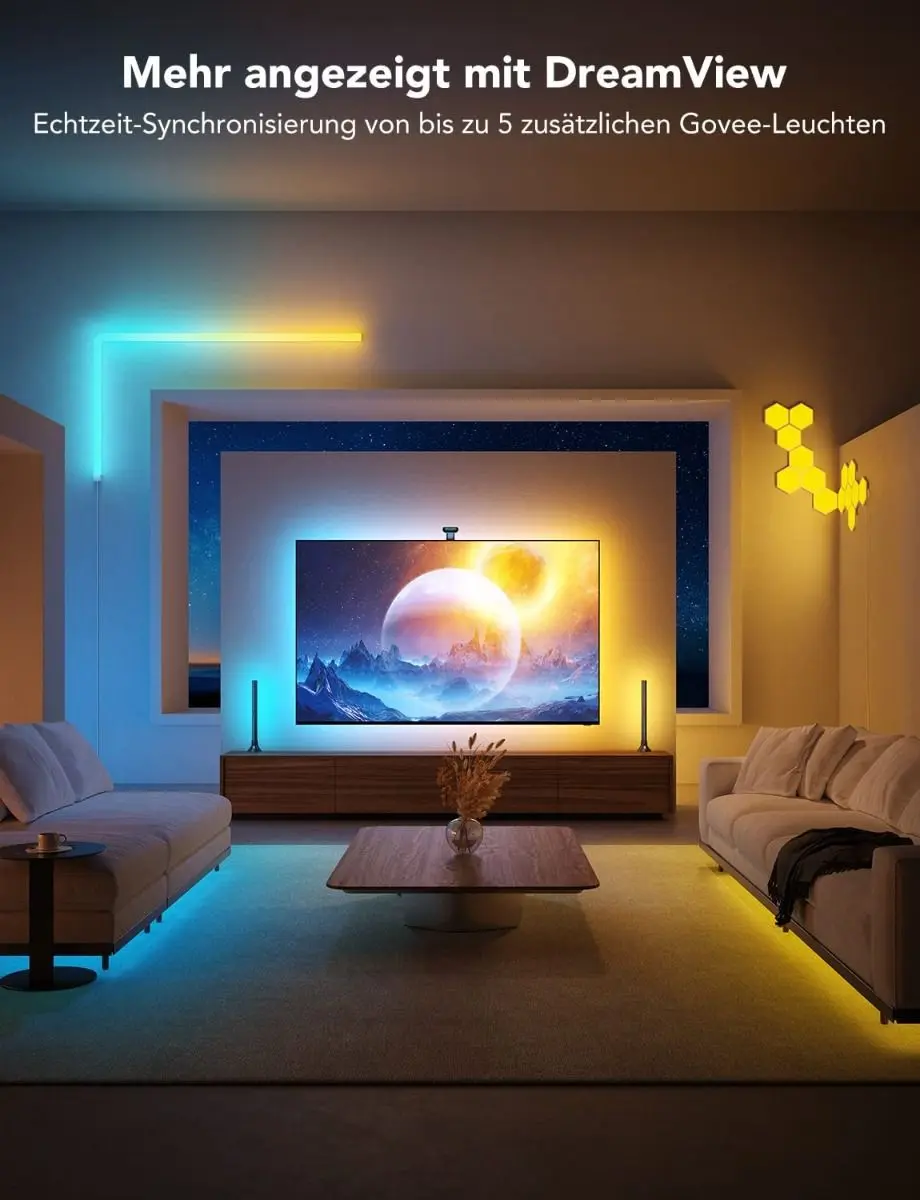 Govee H605C212 Envisual TV Backlight T2 with Dual Cameras - 75:85 inch  for sale in Egypt from Games2Egypt