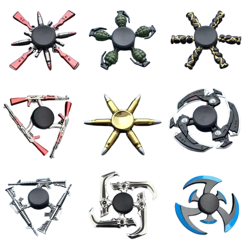 Games Weapons Metal Spinner (Randomly Different Shapes)  for sale in Egypt from Games2Egypt