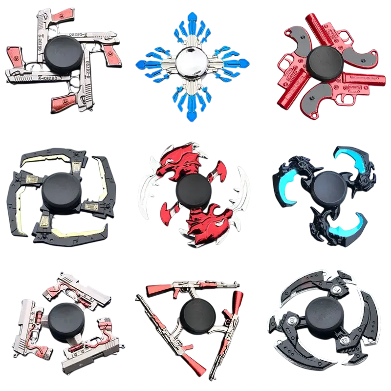 Games Weapons Metal Spinner (Randomly Different Shapes)  for sale in Egypt from Games2Egypt
