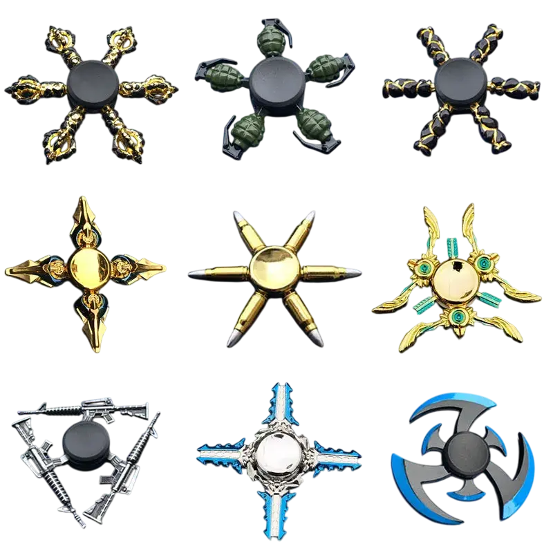 Games Weapons Metal Spinner (Randomly Different Shapes)  for sale in Egypt from Games2Egypt
