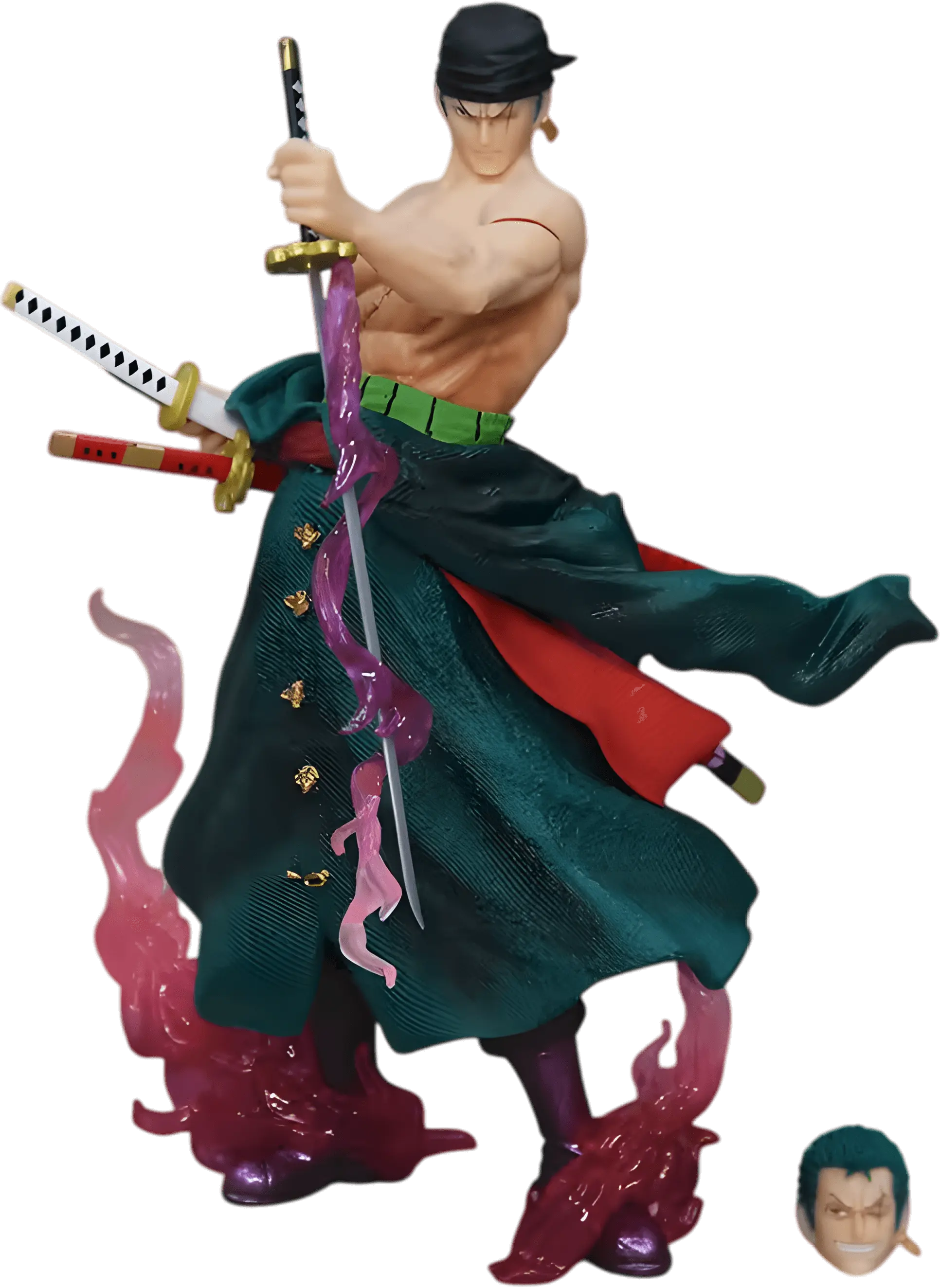 Anime One Piece - Roronoa Zoro the Three-Sword Champion - Figure   for sale in Egypt from Games2Egypt