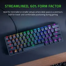 Razer Huntsman Mini Wired Gaming Keyboard with Clicky Optical Purple Switch - Open Sealed  for sale in Egypt from Games2Egypt