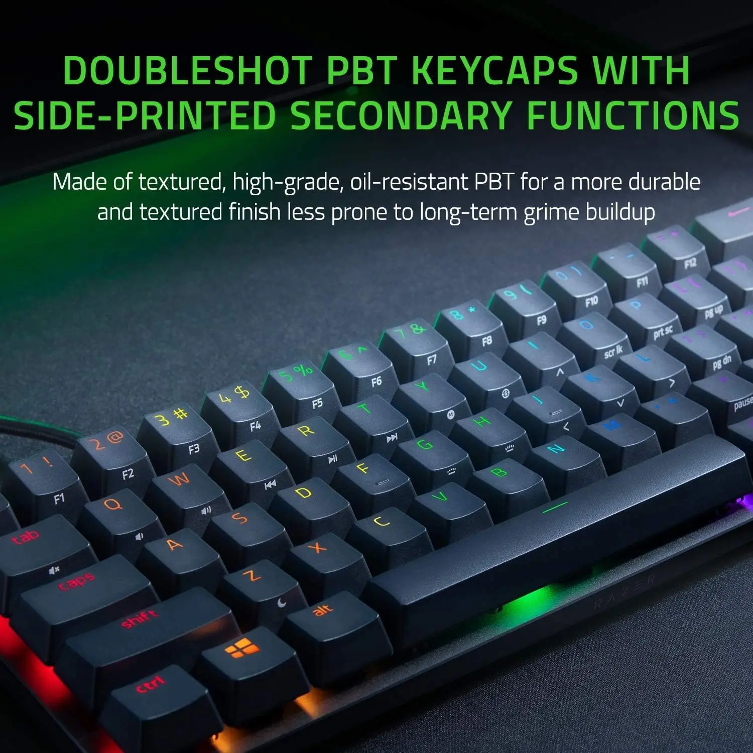 Razer Huntsman Mini Wired Gaming Keyboard with Clicky Optical Purple Switch - Open Sealed  for sale in Egypt from Games2Egypt
