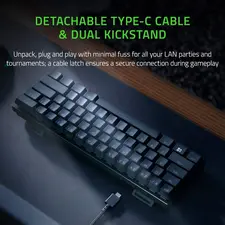 Razer Huntsman Mini Wired Gaming Keyboard with Clicky Optical Purple Switch - Open Sealed  for sale in Egypt from Games2Egypt