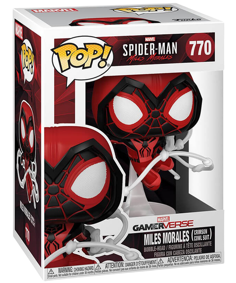Funko Pop! Marvel - Spider-Man 2 - Miles Morales in Crimson Cowl Suit – image 2