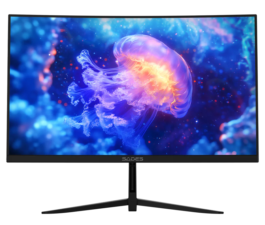 Sades NC-Pelagia SSC-CJ04F24B, FHD - HDMI 200Hz Curved Gaming Monitor  - Black – image 5