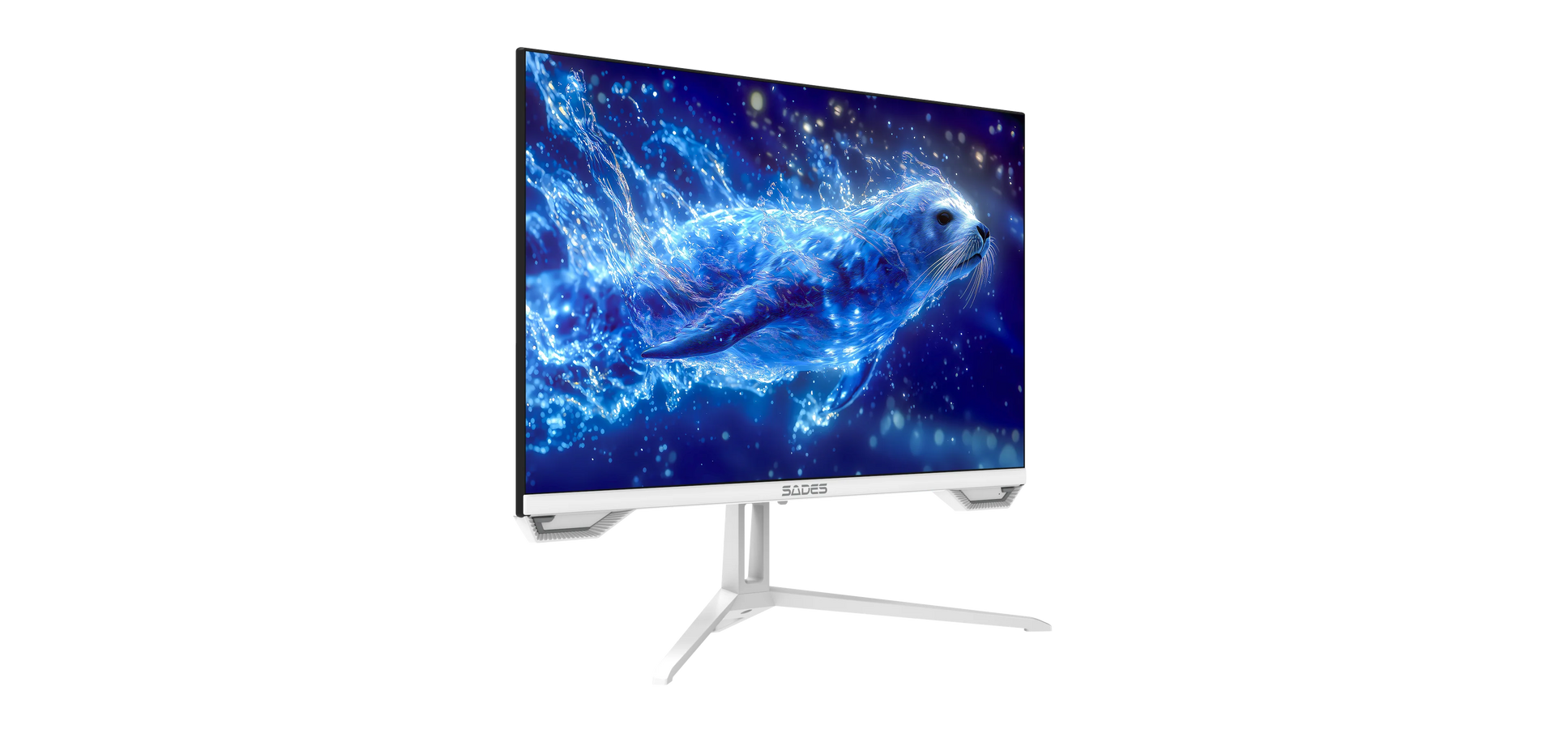 سادس SL-Sealion - F01F24W شاشة ألعاب مسطحة 24 بوصة فول أتش دي  120HZ - الابيض – صورة 3