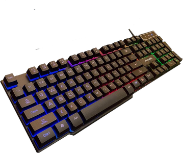 Keyboard Forev FV-Q1S with Rainbow Backlit LED Membrane -  for sale in Egypt from Games2Egypt