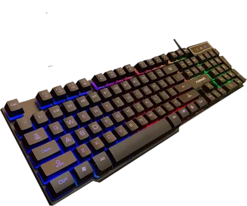 Keyboard Forev FV-Q1S with Rainbow Backlit LED Membrane