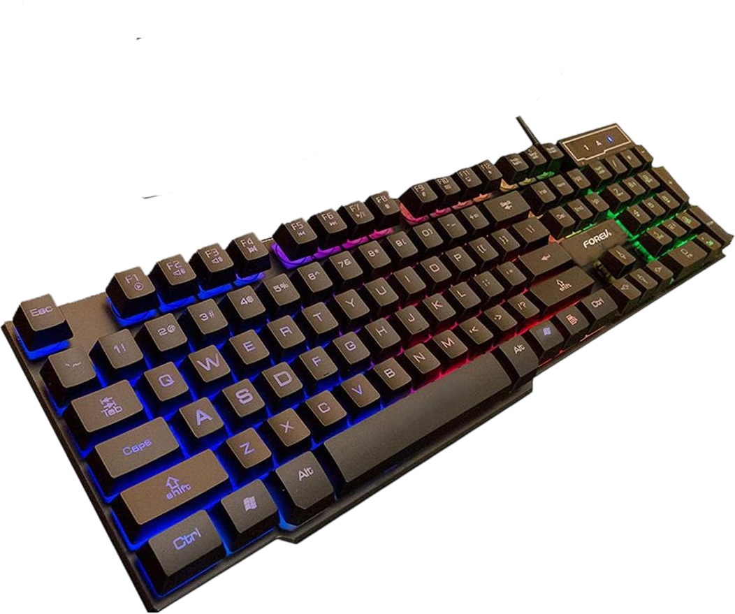 Keyboard Forev FV-Q1S with Rainbow Backlit LED Membrane