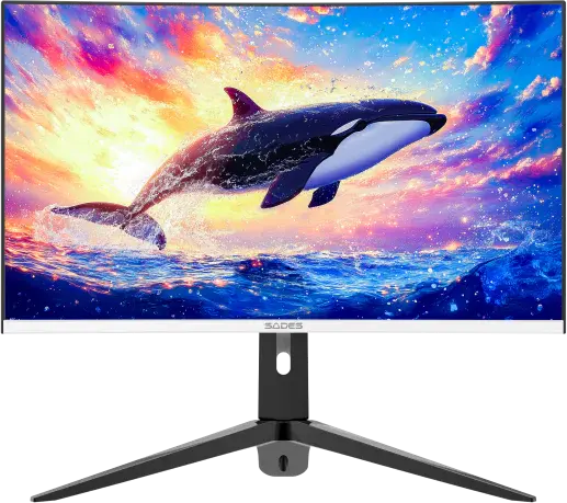 Sades KL-Whale SA-C01Q27W, QHD 180Hz Curved Gaming Monitor - White  for sale in Egypt from Games2Egypt