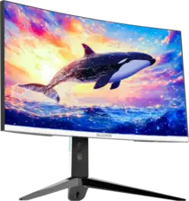 Sades KL-Whale SA-C01Q27W, QHD 180Hz Curved Gaming Monitor - White  for sale in Egypt from Games2Egypt