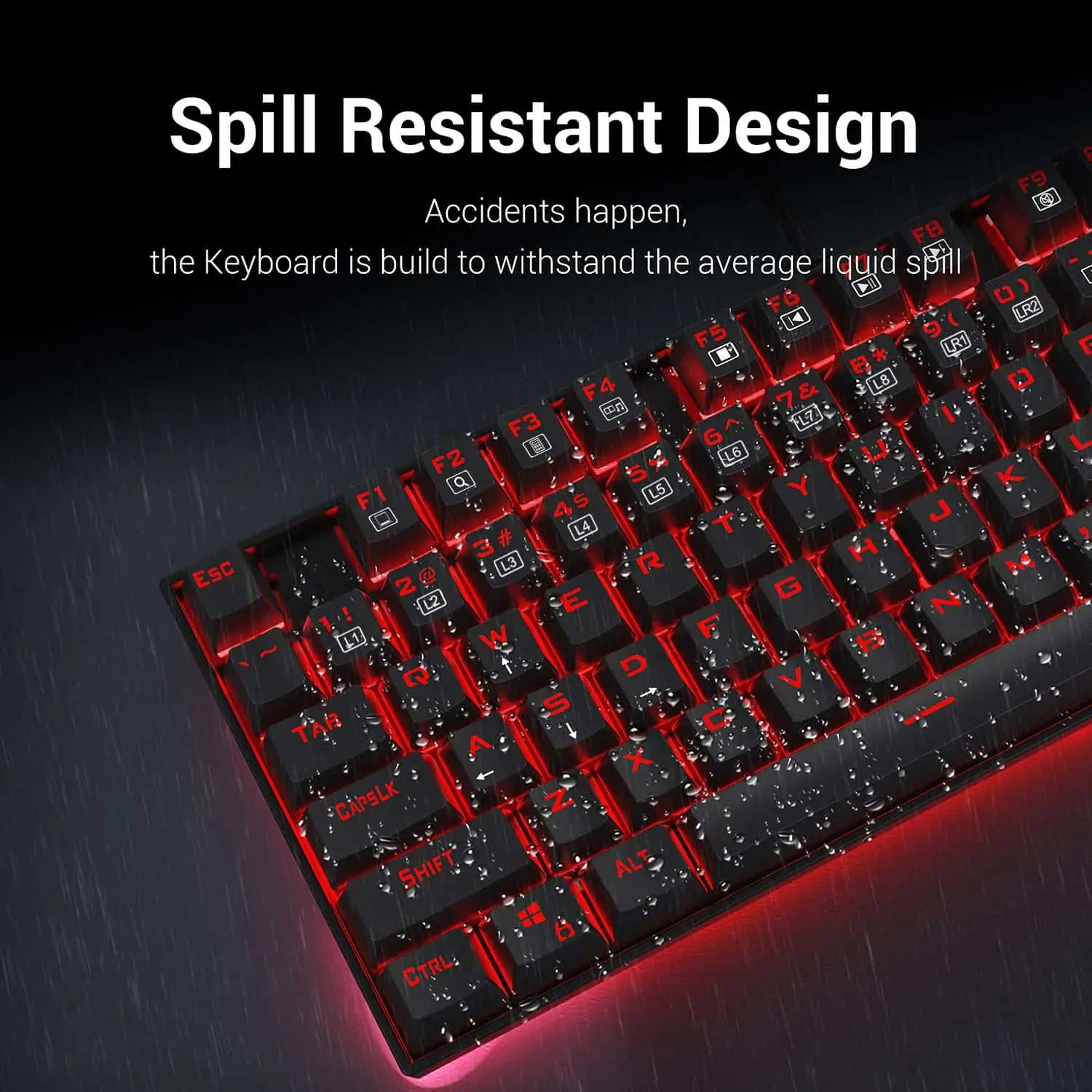 Redragon K552 Kumara Mechanical Gaming Keyboard - Red Switches  for sale in Egypt from Games2Egypt