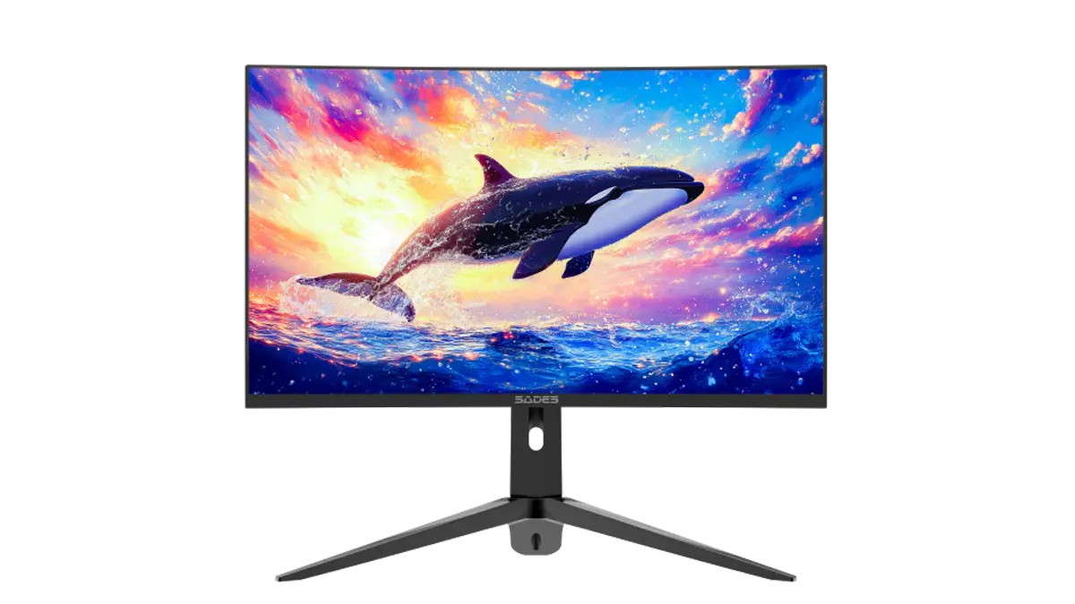 Sades KL-Whale SA-C01Q27B, QHD 180Hz Curved Gaming Monitor - Black  for sale in Egypt from Games2Egypt