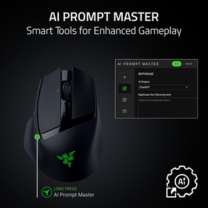 Razer Basilisk Mobile wireless Gaming Mouse - Black  for sale in Egypt from Games2Egypt